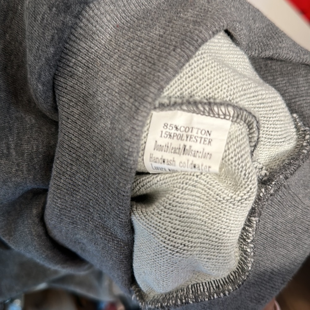 Fashion Nova Oversized Gray Hoodie With City Back Details ATL NY PARIS DUBAI - Picture 4 of 4